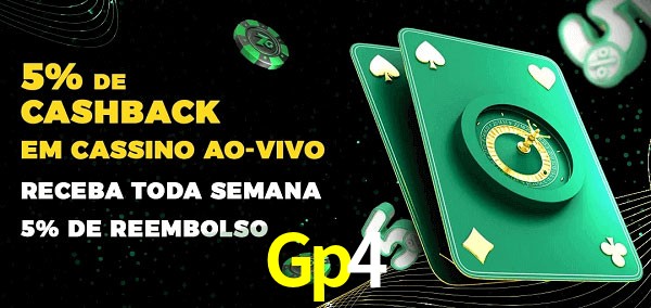 Promoções do cassino ao Vivo Gp4